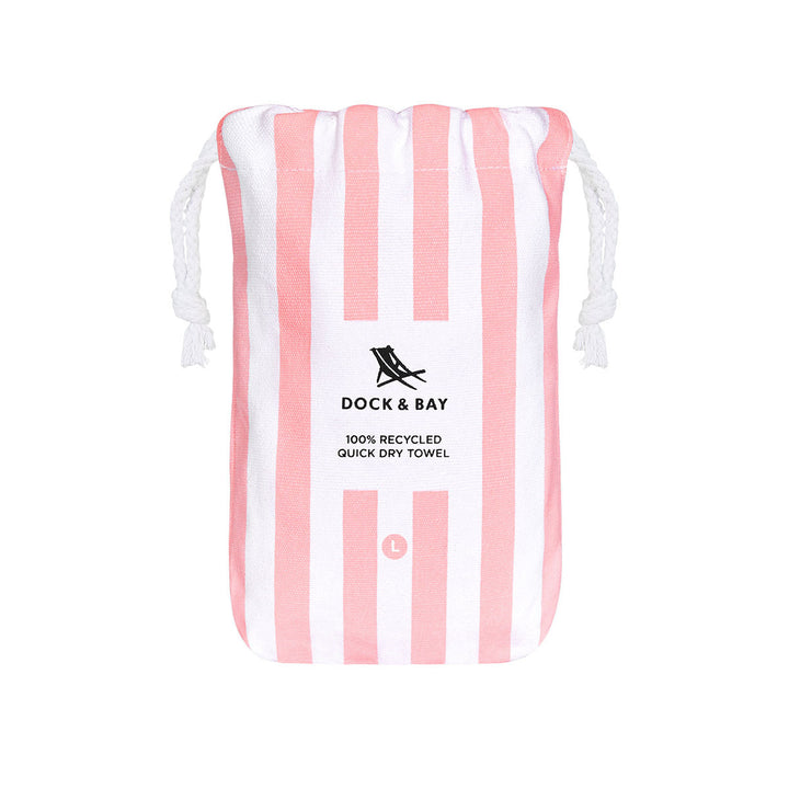 Beach Towel Cabana Collection - L (Malibu Pink)