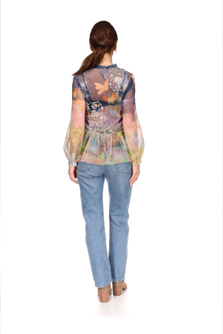 Charlot Mesh Blouse (Aurelius)