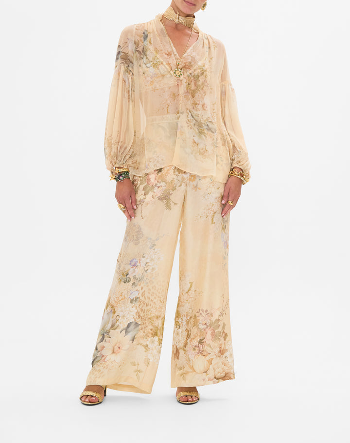 FRILL COLLARED BLOUSE (ADORNED IN ANTIQUITY)