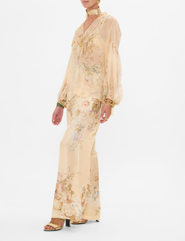 FRILL COLLARED BLOUSE (ADORNED IN ANTIQUITY)