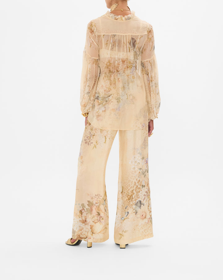 FRILL COLLARED BLOUSE (ADORNED IN ANTIQUITY)