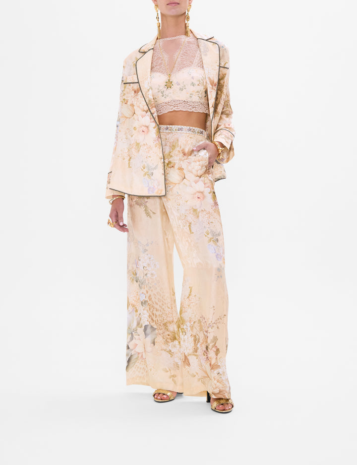 MINIMAL WIDE LEG PANT (ADORNED IN ANTIQUITY)