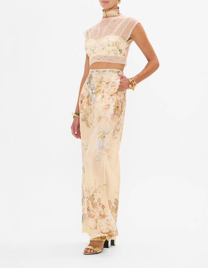MINIMAL WIDE LEG PANT (ADORNED IN ANTIQUITY)
