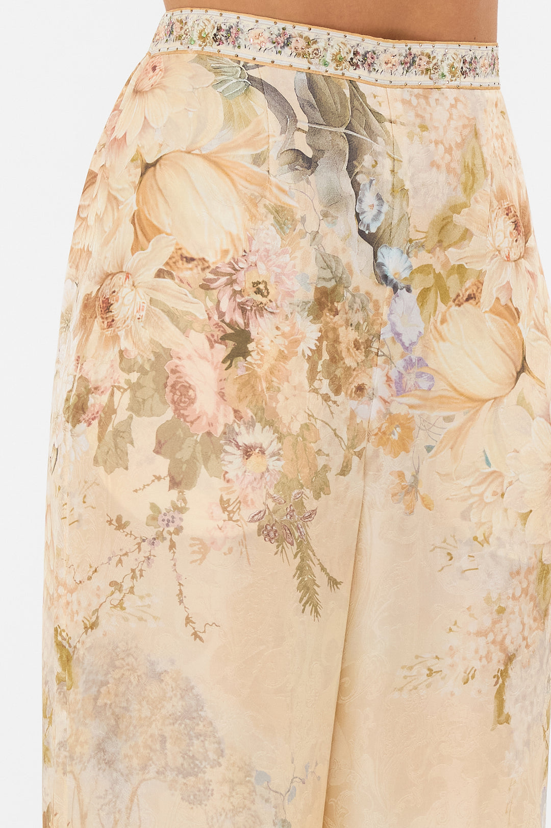 MINIMAL WIDE LEG PANT (ADORNED IN ANTIQUITY)