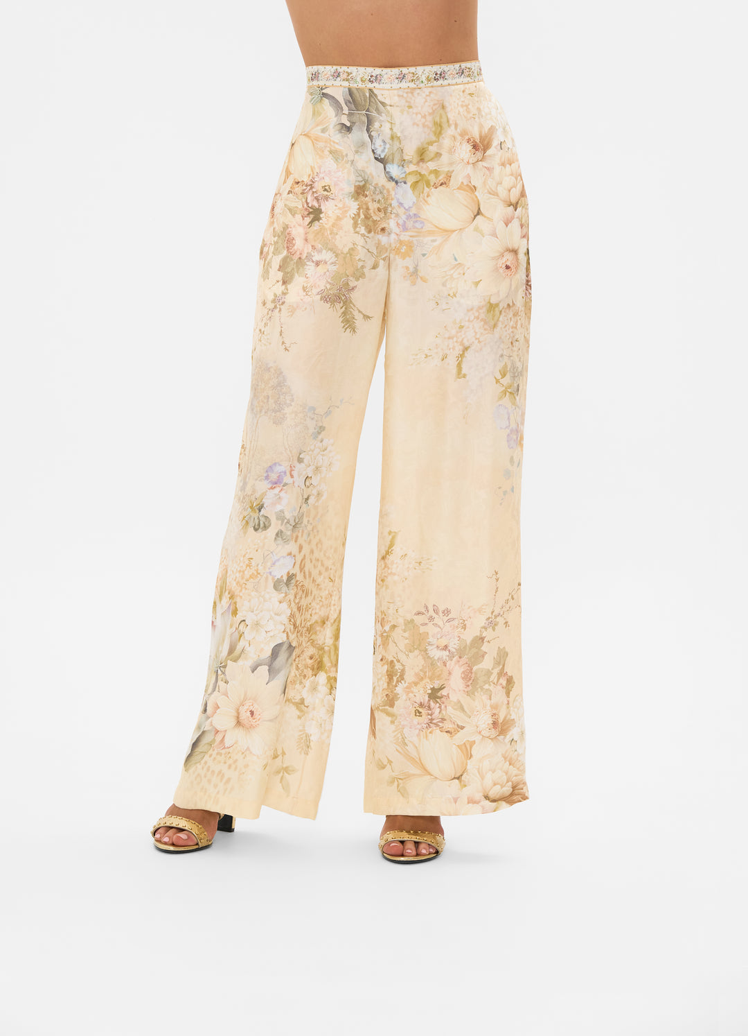 MINIMAL WIDE LEG PANT (ADORNED IN ANTIQUITY)