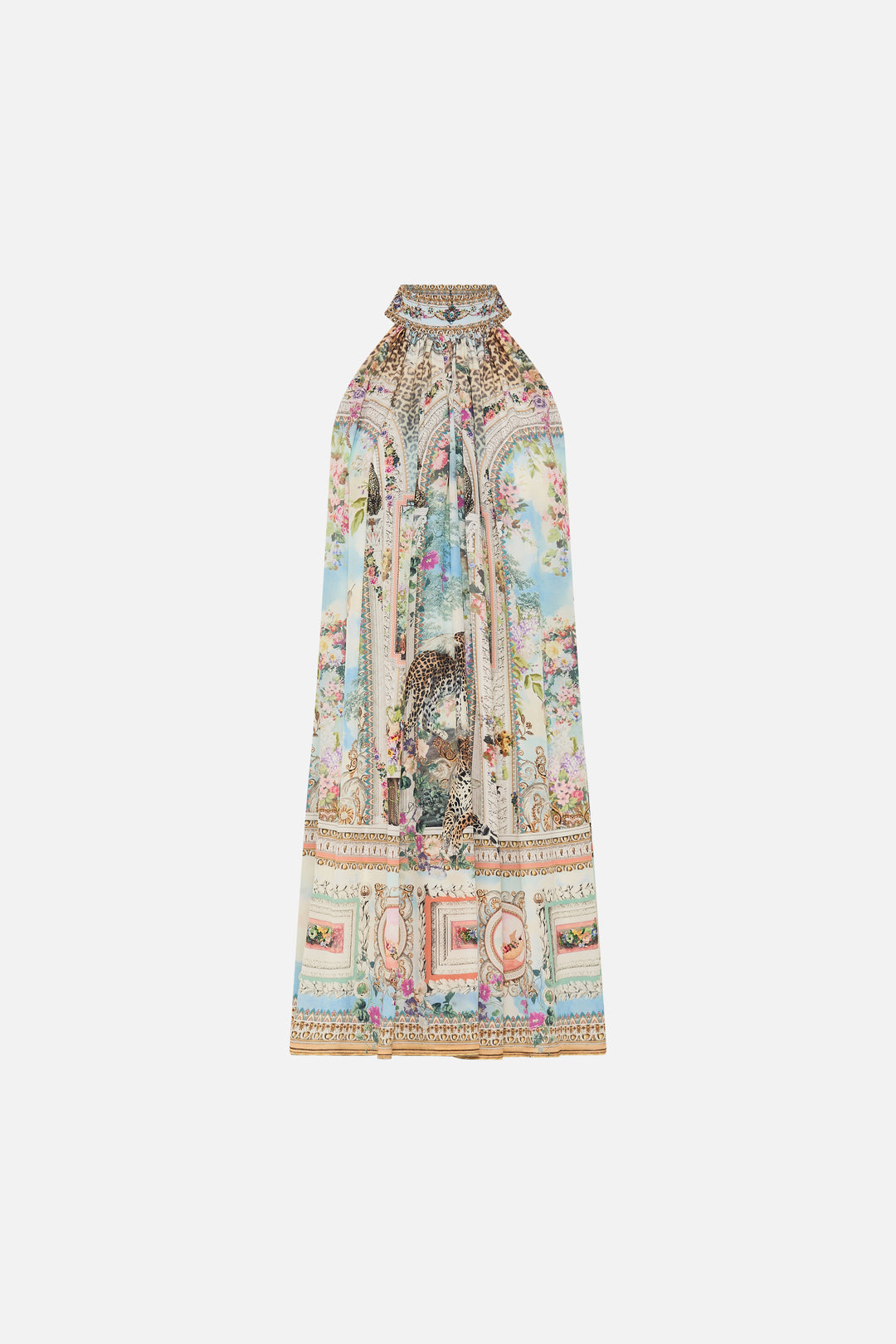 TIE NECK MINI DRESS (WE	ALWAYS HAVE ALEXANDRIA)