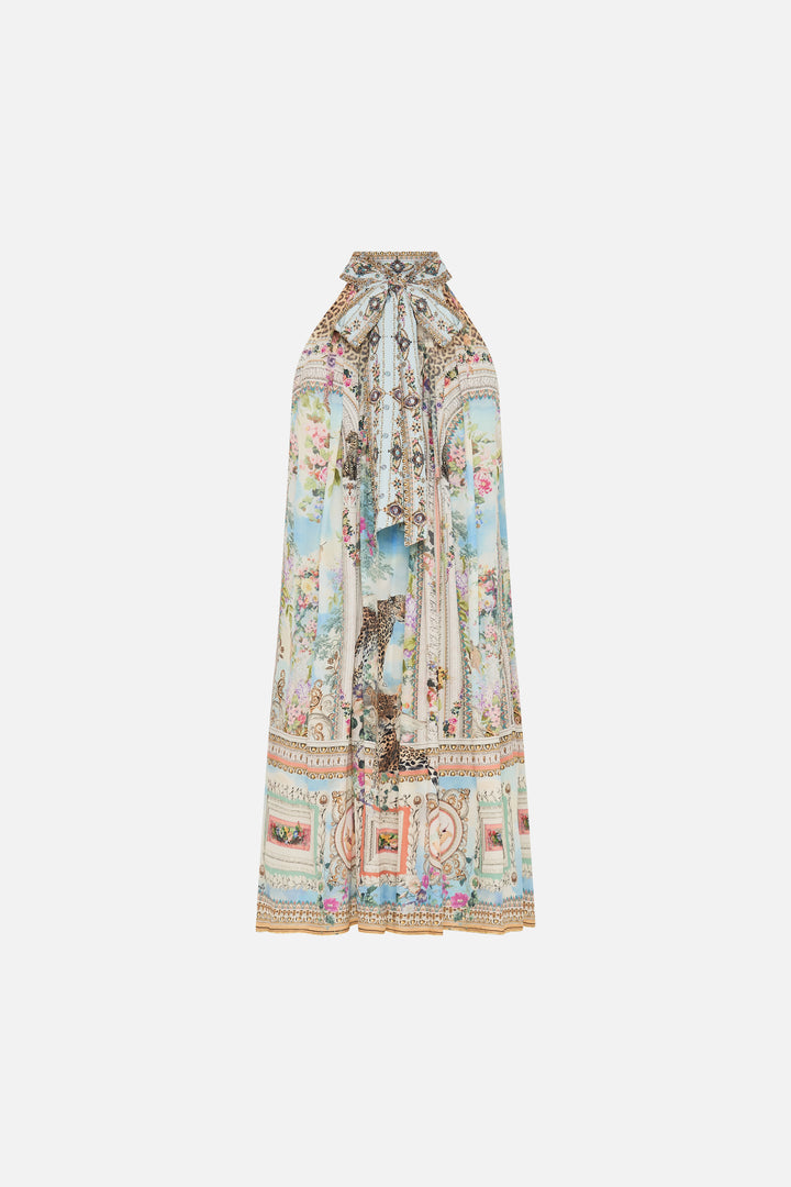 TIE NECK MINI DRESS (WE	ALWAYS HAVE ALEXANDRIA)
