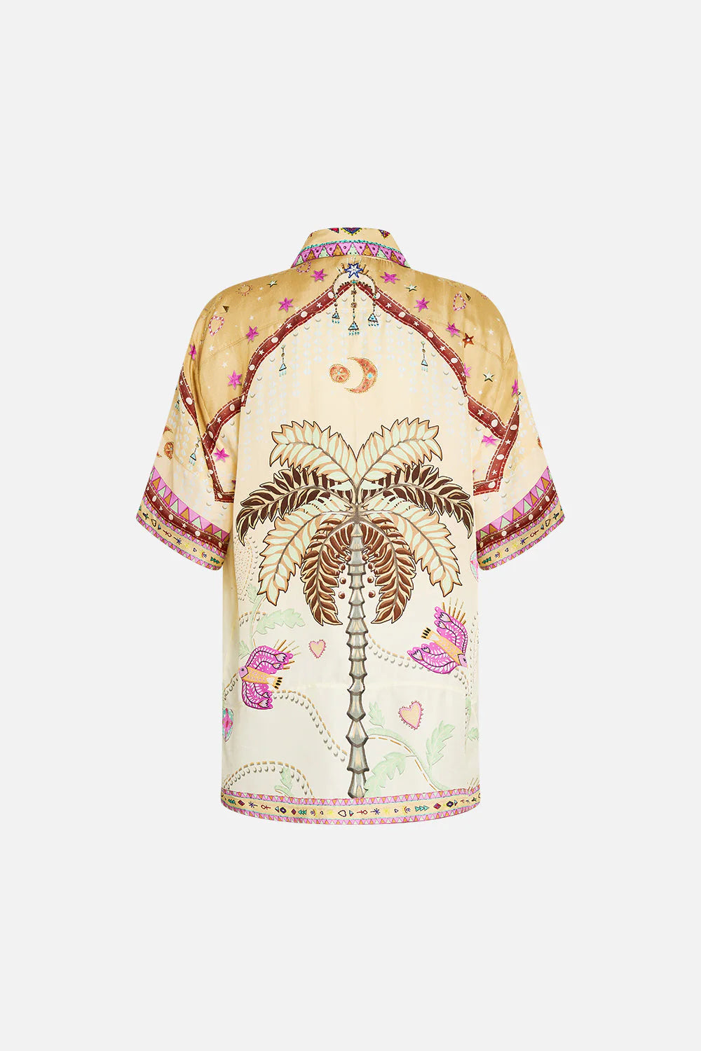 OVERSIZED SHIRT WITH POCKET (ASWAN ABSTRACT)