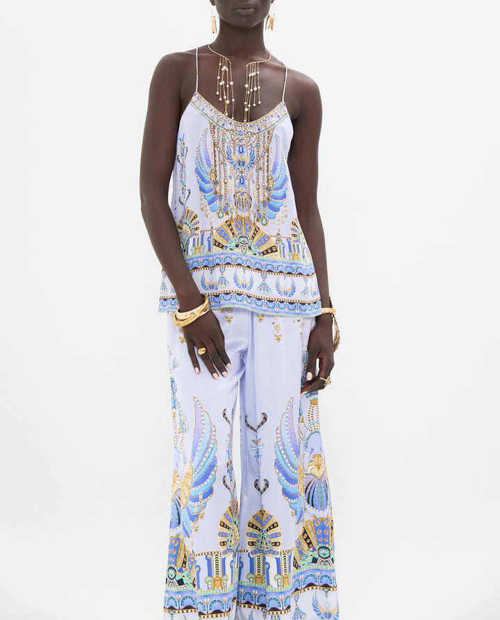 T BACK SHOESTRING TOP (UNDER SCARAB SKIES)