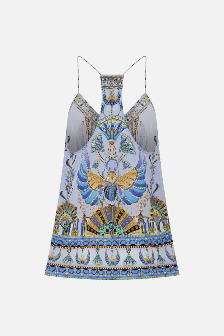 T BACK SHOESTRING TOP (UNDER SCARAB SKIES)