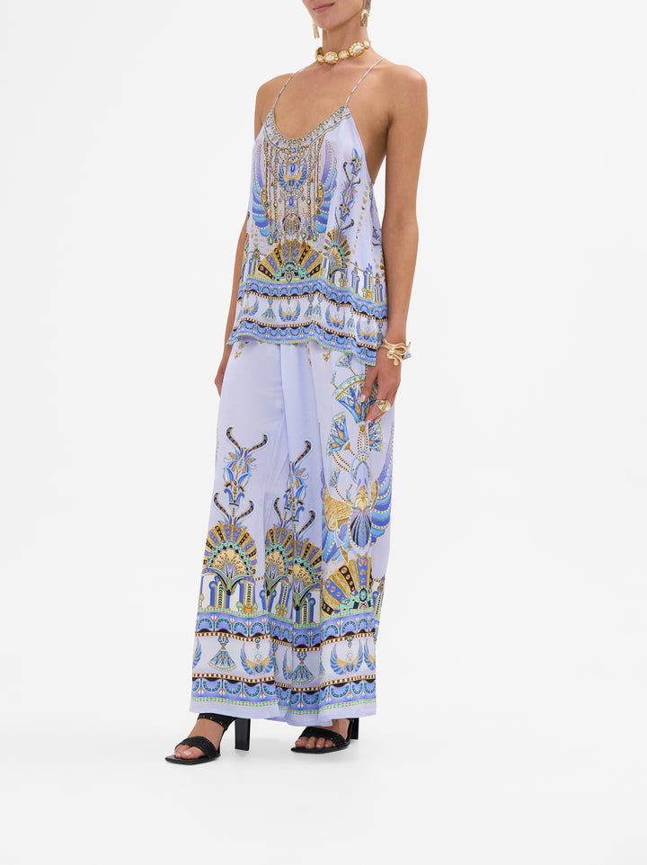 T BACK SHOESTRING TOP (UNDER SCARAB SKIES)