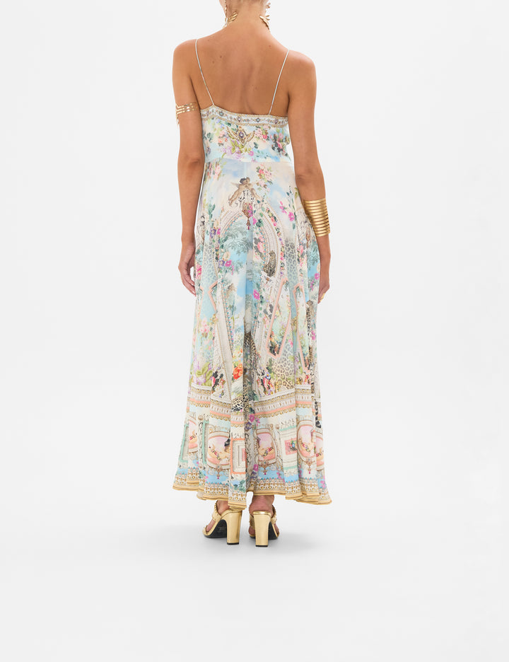 LONG DRESS WITH TIE FRONT (WE ALWAYS HAVE ALEXANDRIA)