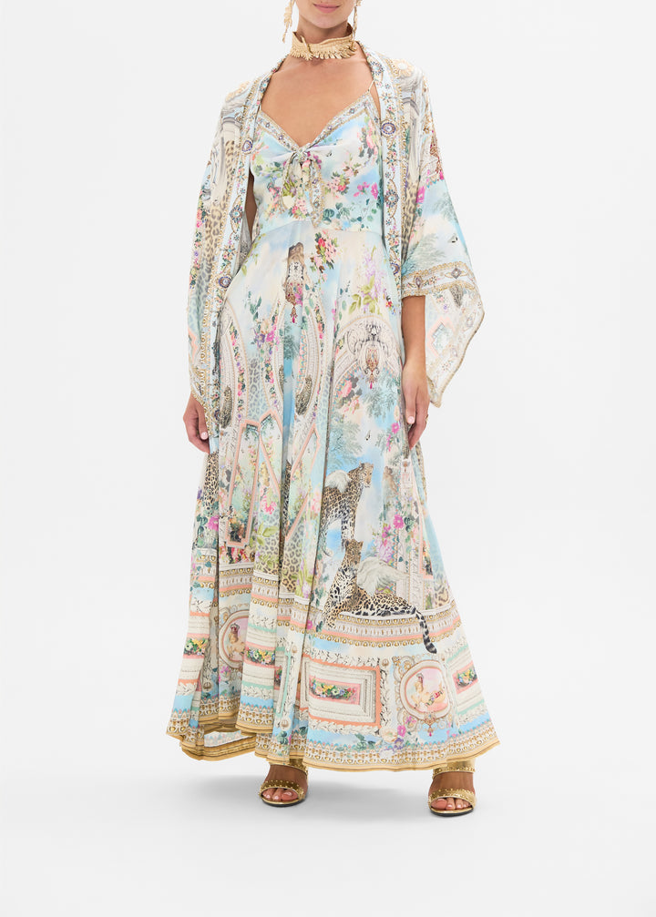 LONG DRESS WITH TIE FRONT (WE ALWAYS HAVE ALEXANDRIA)