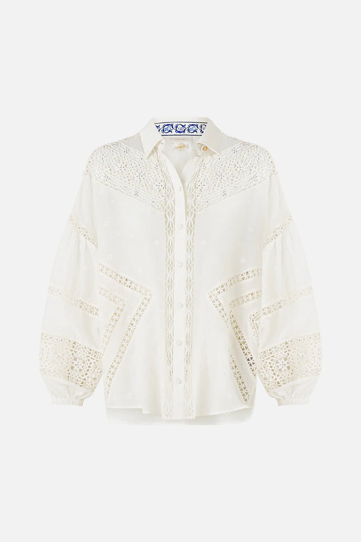 Balloon Sleeve Shirt blouse (AZUL ADVENTURES)