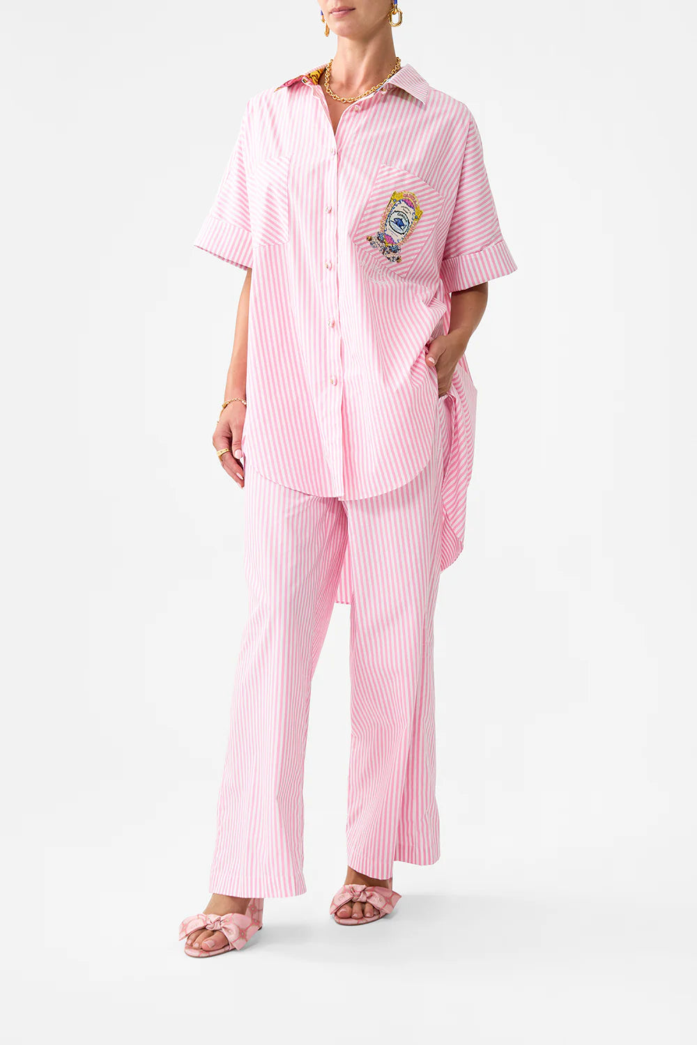 Oversized Pocket Tunic (Salty Splendour)