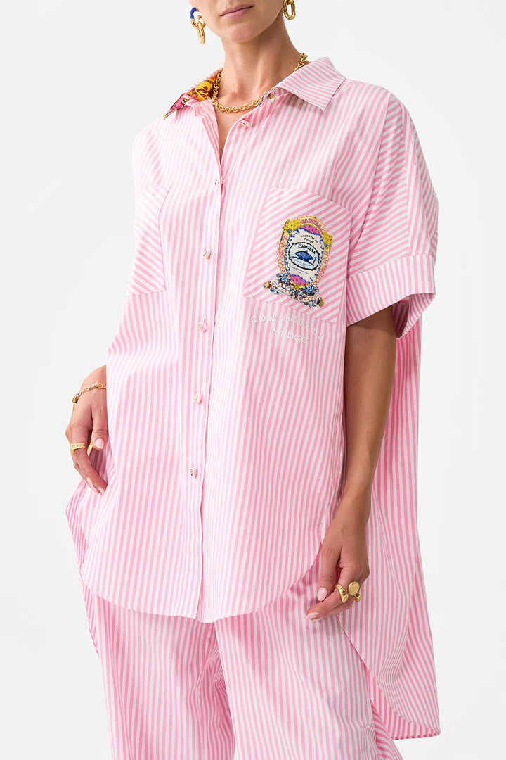 Oversized Pocket Tunic (Salty Splendour)