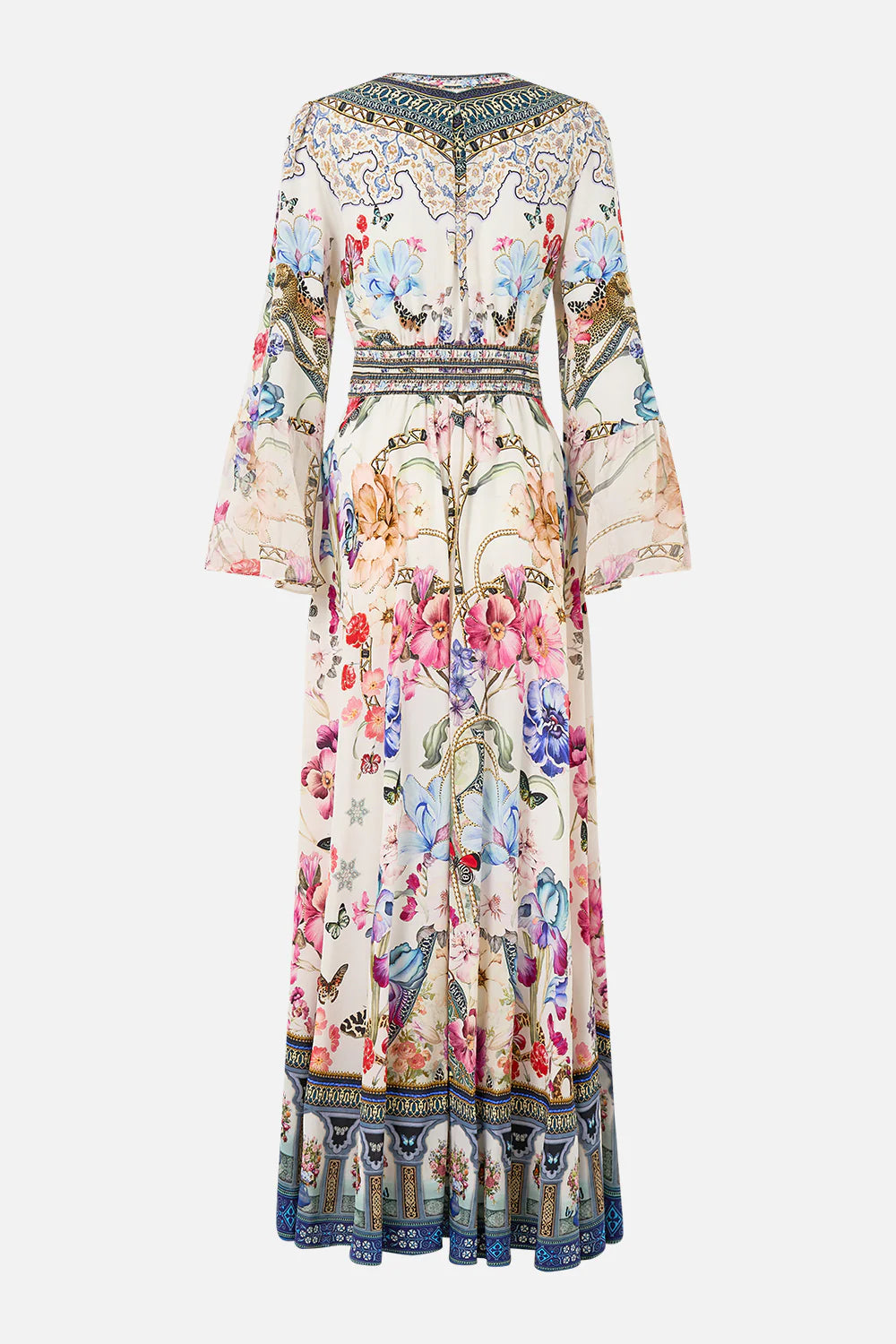 Shaped Waistband Dress with Ruffle Sleeve (Monserrate Magic)