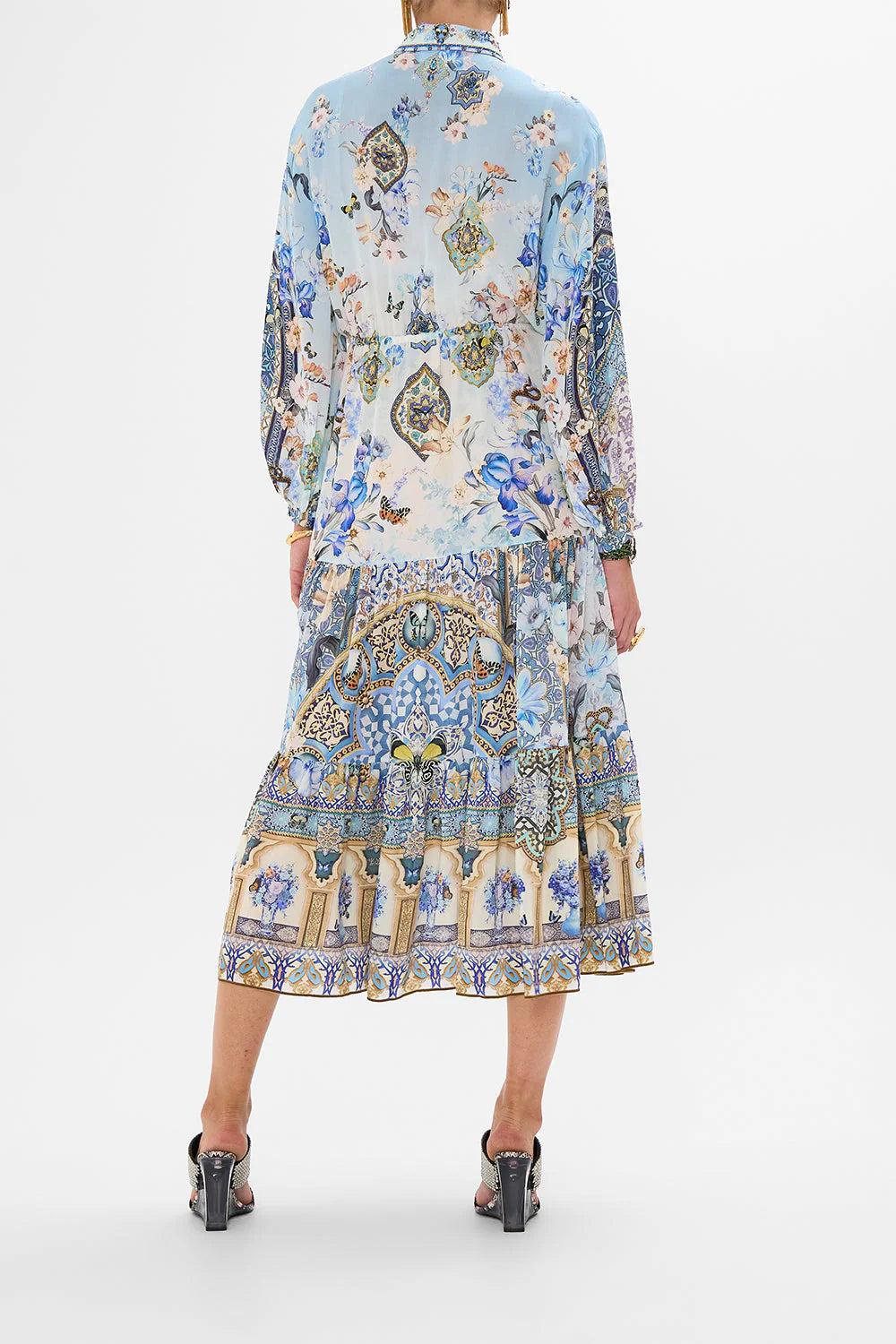 TIERED LONG SHIRT DRESS (AL MANIAL PALACE MEMOIRS)