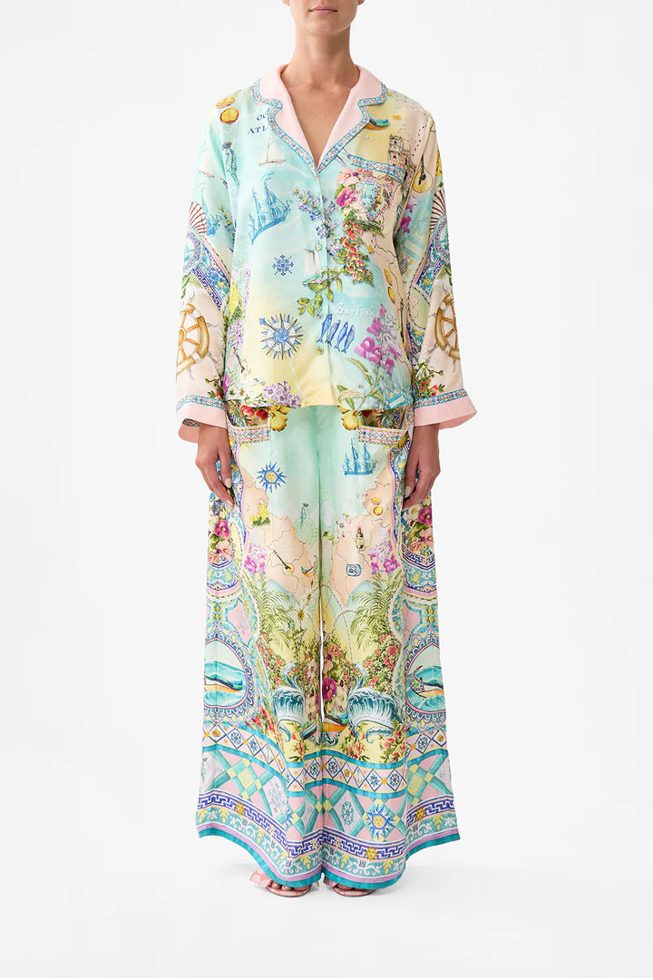 Boxy Pyjama Shirt (Just Coasting)