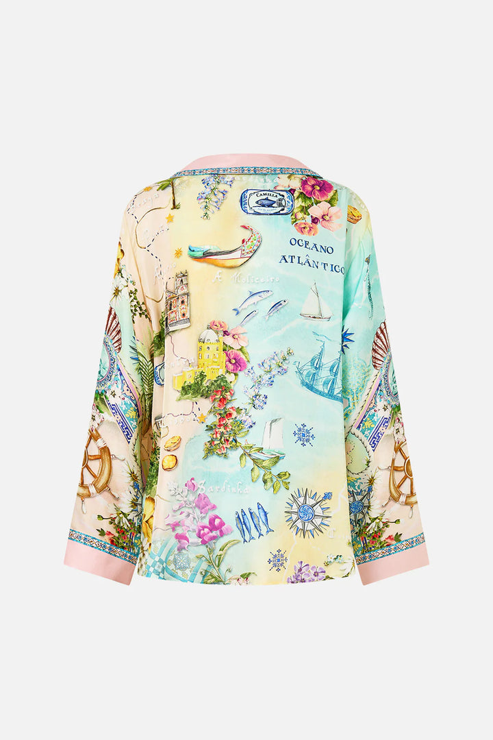 Boxy Pyjama Shirt (Just Coasting)