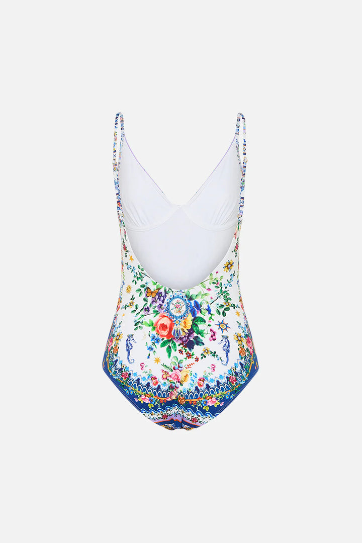 Wired v-neck one piece (Tiles Darls)