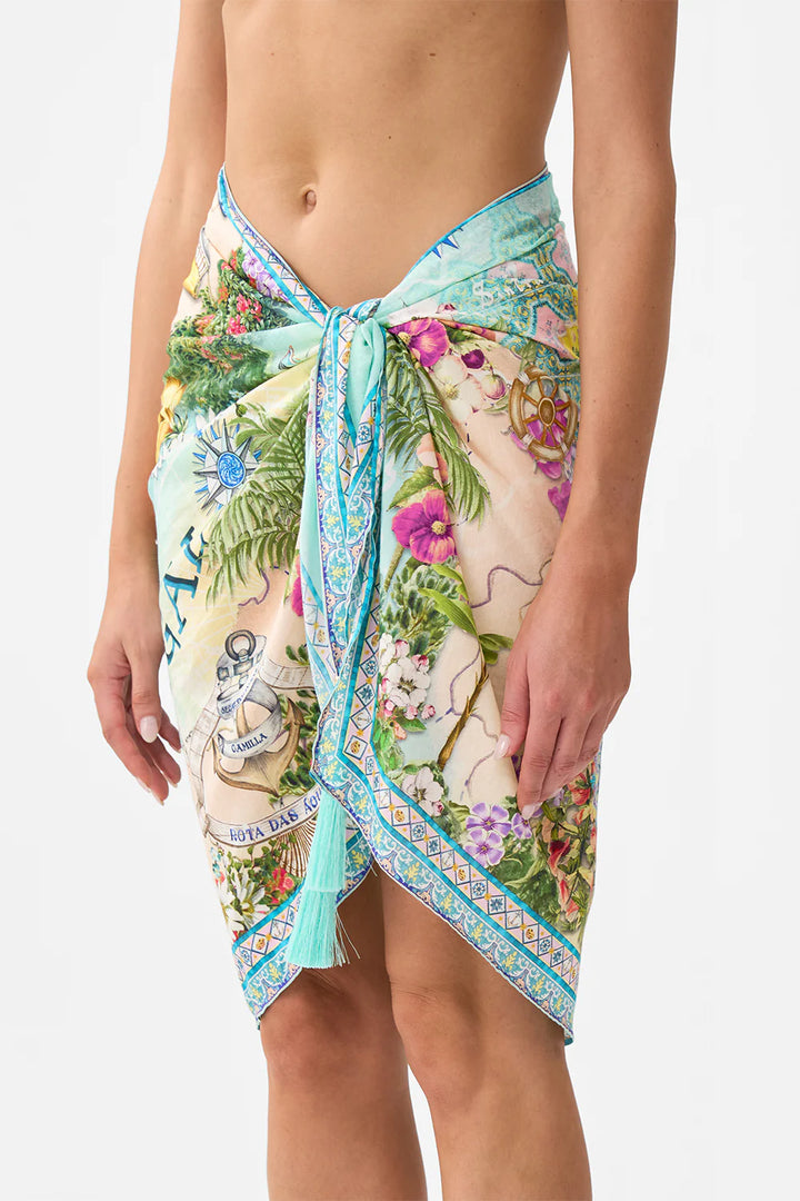 Short Tassel Sarong (Just Coasting)