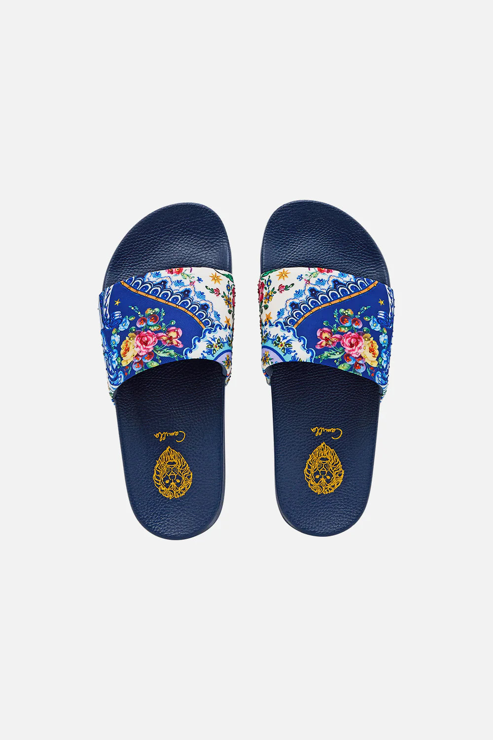 Amelia Pool Slides (Tiles Darls)