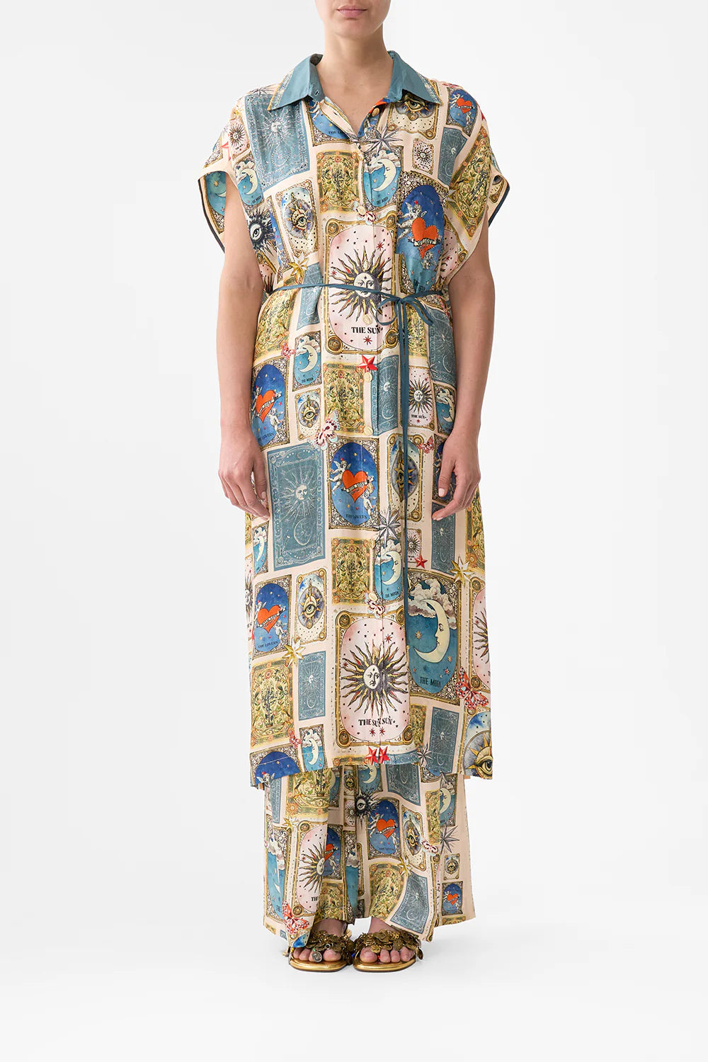 Sleeveless Shirtdress (My Lucky Stars)
