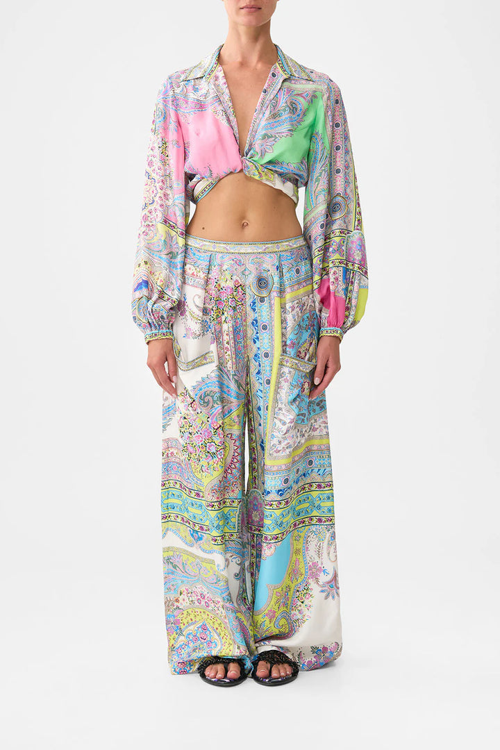 WIDE LEG TROUSER WITH FRONT POCKETS (MAGIC CARPET RIDE)