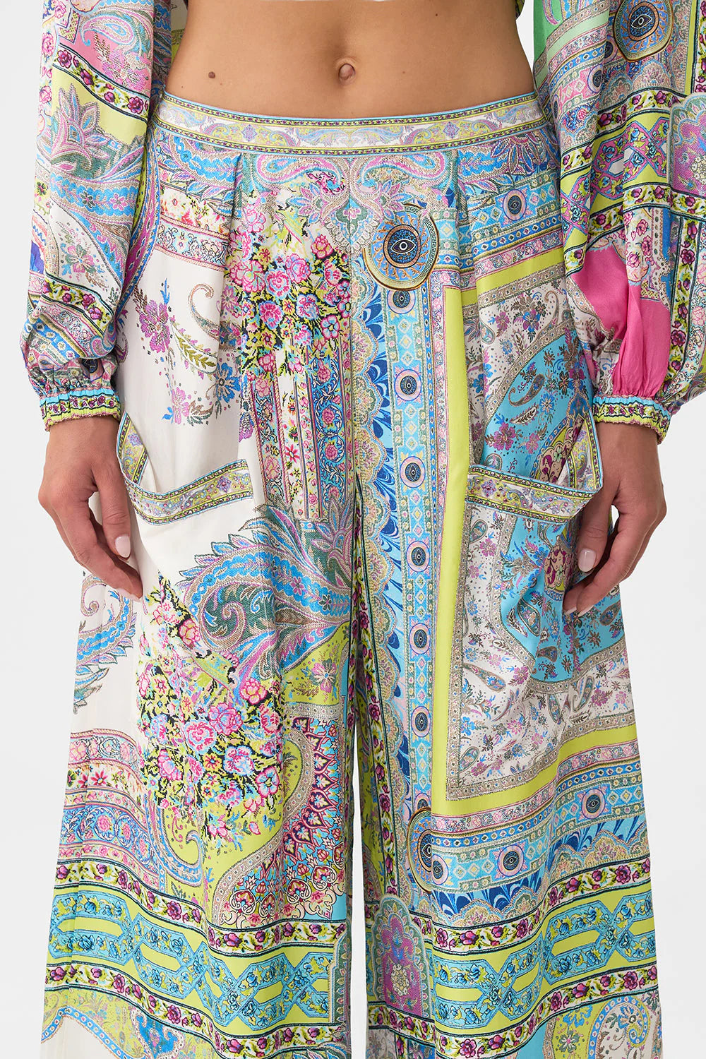 WIDE LEG TROUSER WITH FRONT POCKETS (MAGIC CARPET RIDE)