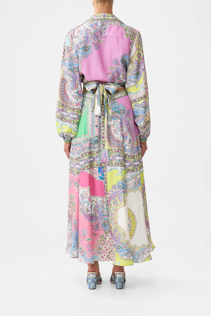 PANELLED FLARED LONG SKIRT (MAGIC CARPET RIDE)