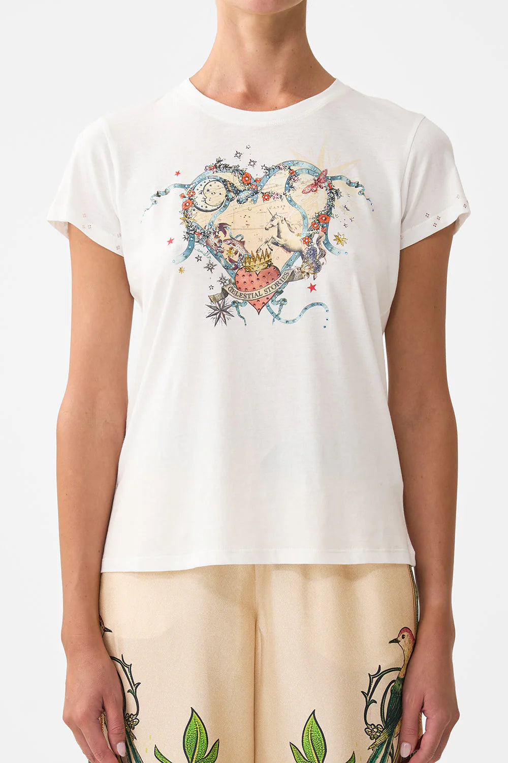 Slim fit round neck t-shirt (House of Horoscopes)