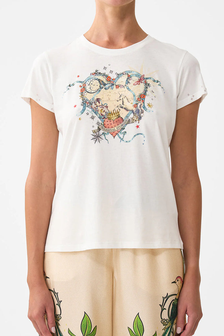 Slim fit round neck t-shirt (House of Horoscopes)