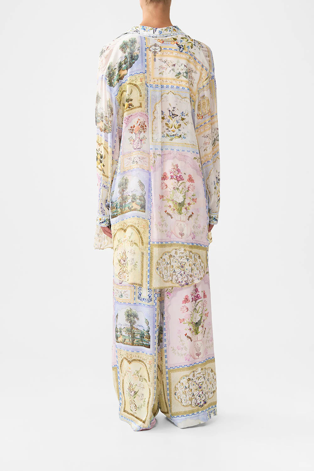 WIDE LEG WAISTED PANT (BOTANICAL BALLADS)