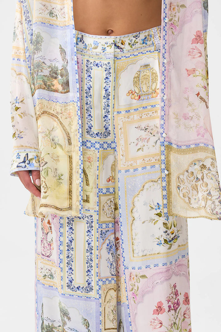 WIDE LEG WAISTED PANT (BOTANICAL BALLADS)