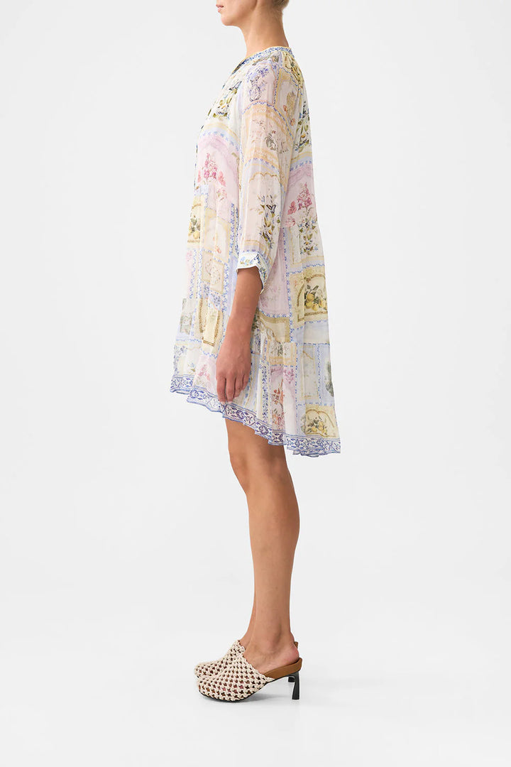 SHORT GATHERED PANEL DRESS (BOTANICAL BALLADS)