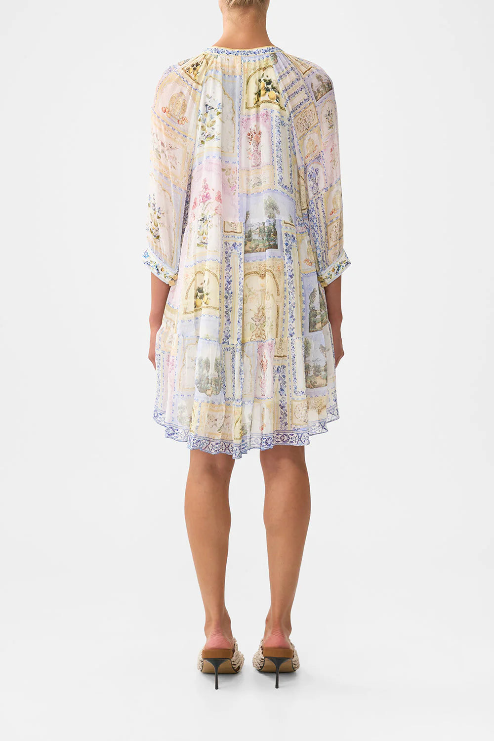 SHORT GATHERED PANEL DRESS (BOTANICAL BALLADS)