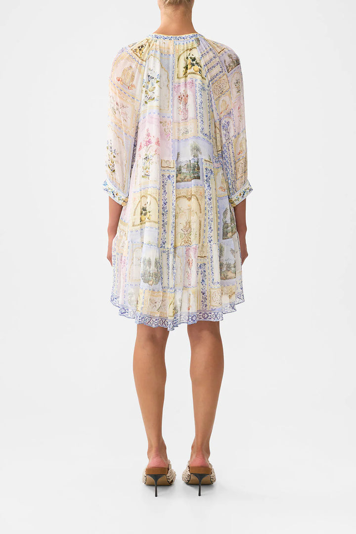 SHORT GATHERED PANEL DRESS (BOTANICAL BALLADS)