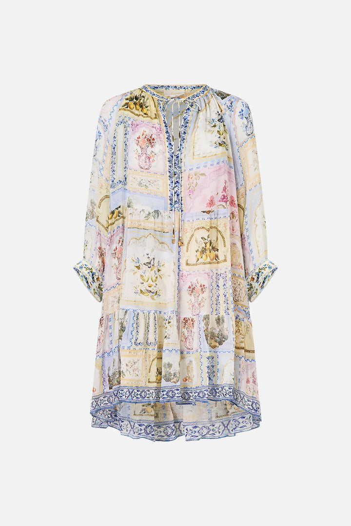 SHORT GATHERED PANEL DRESS (BOTANICAL BALLADS)
