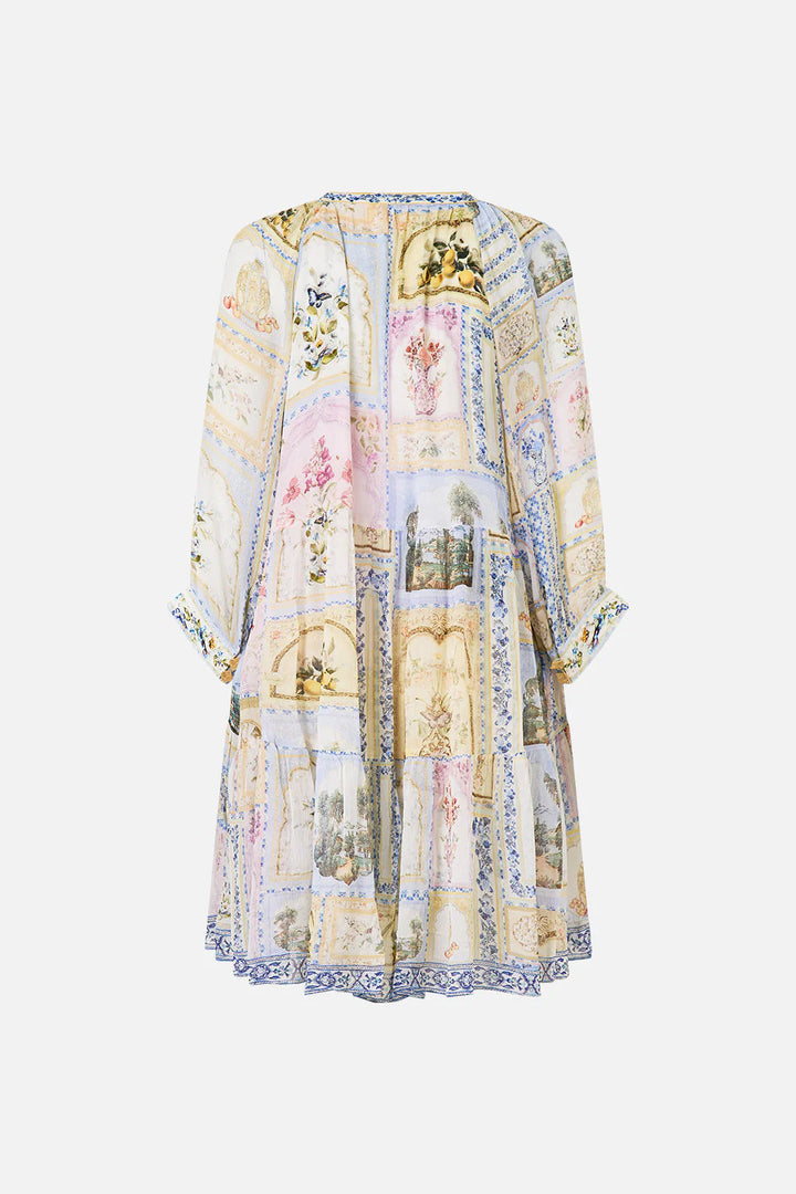 SHORT GATHERED PANEL DRESS (BOTANICAL BALLADS)