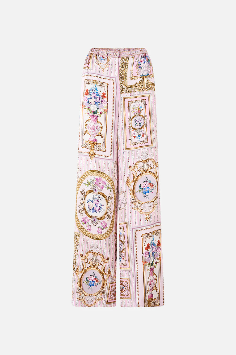button front lounge pant (Palatial pastels)