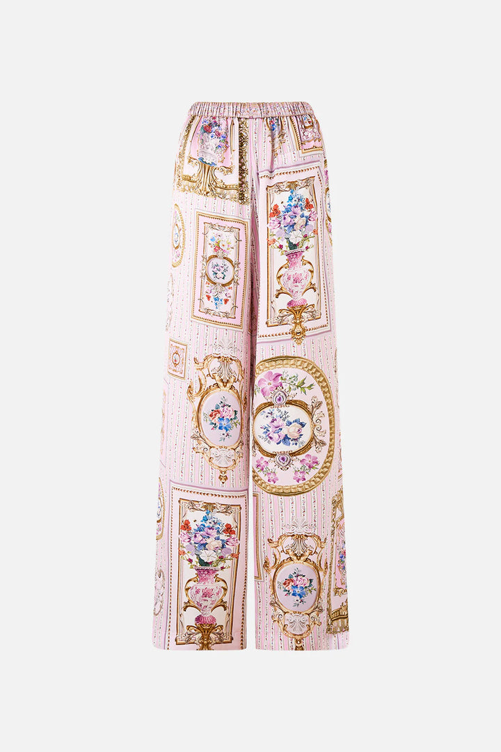 button front lounge pant (Palatial pastels)