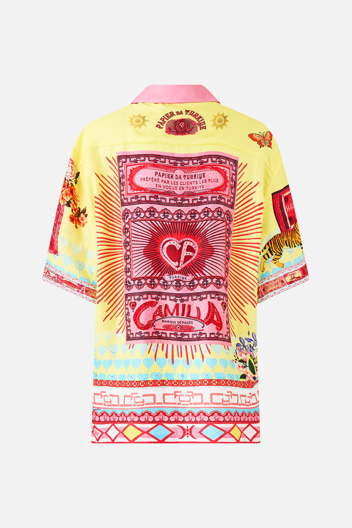 OVERSIZED SHIRT WITH POCKET (Collage Kingdom)