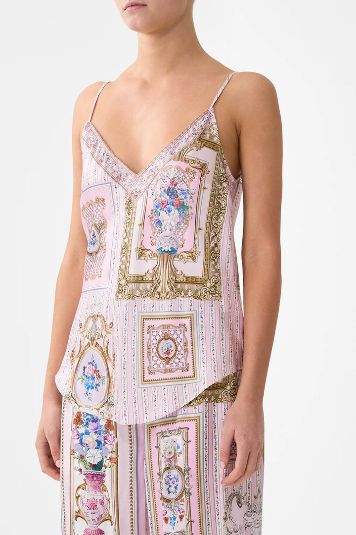 V-Neck Bias Cami (Palatial Pastels)