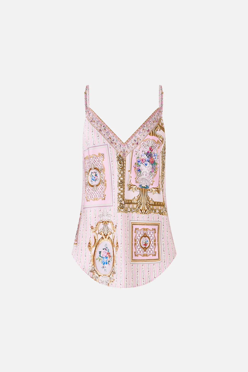V-Neck Bias Cami (Palatial Pastels)