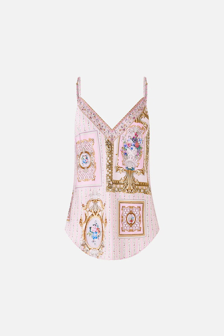 V-Neck Bias Cami (Palatial Pastels)