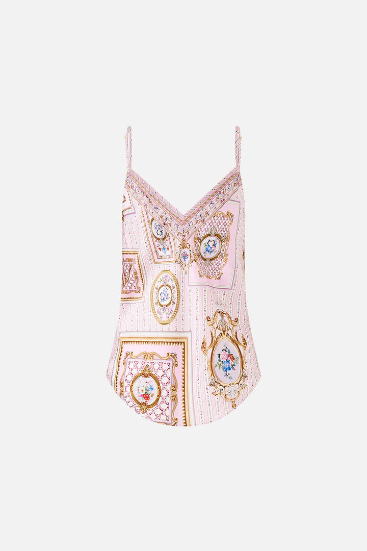 V-Neck Bias Cami (Palatial Pastels)