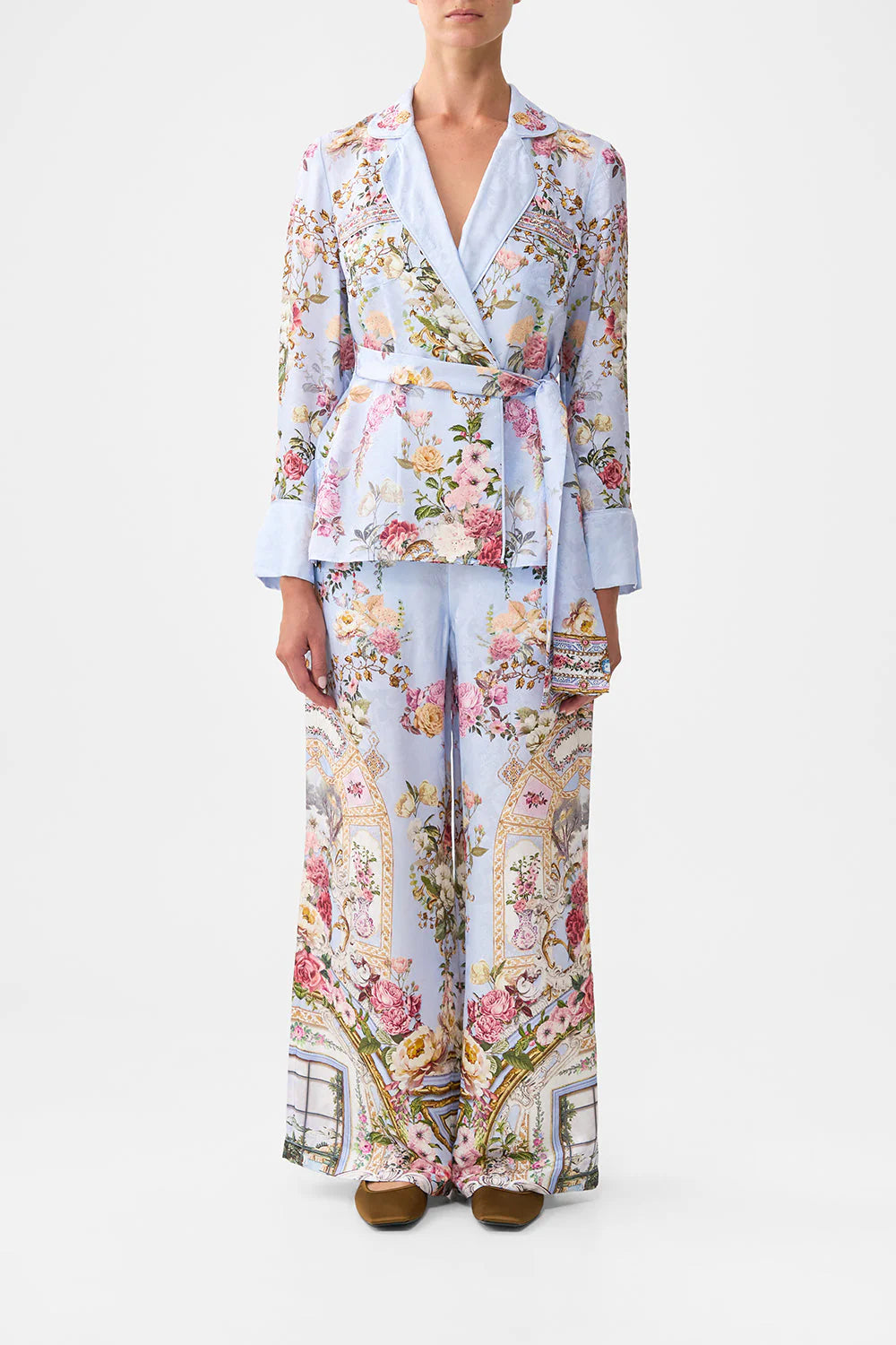 PAJAMA SUIT JACKET (TILED IN TIME)