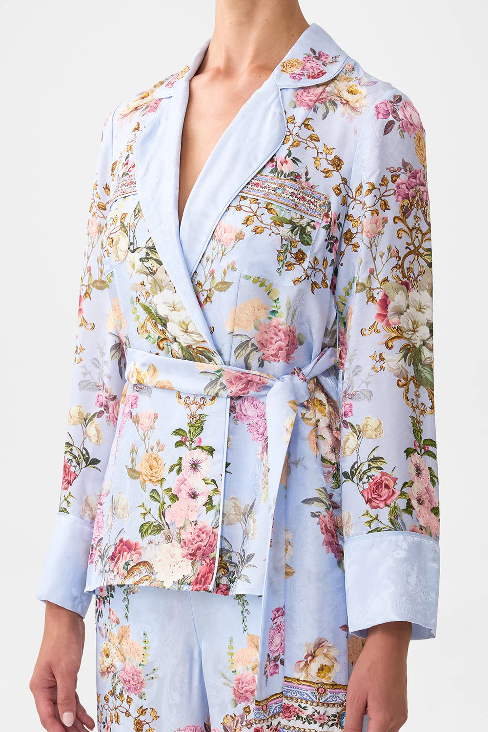 PAJAMA SUIT JACKET (TILED IN TIME)