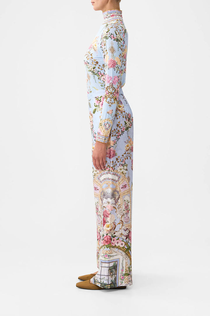 MINIMAL WIDE LEG PANT (TILED IN TIME)